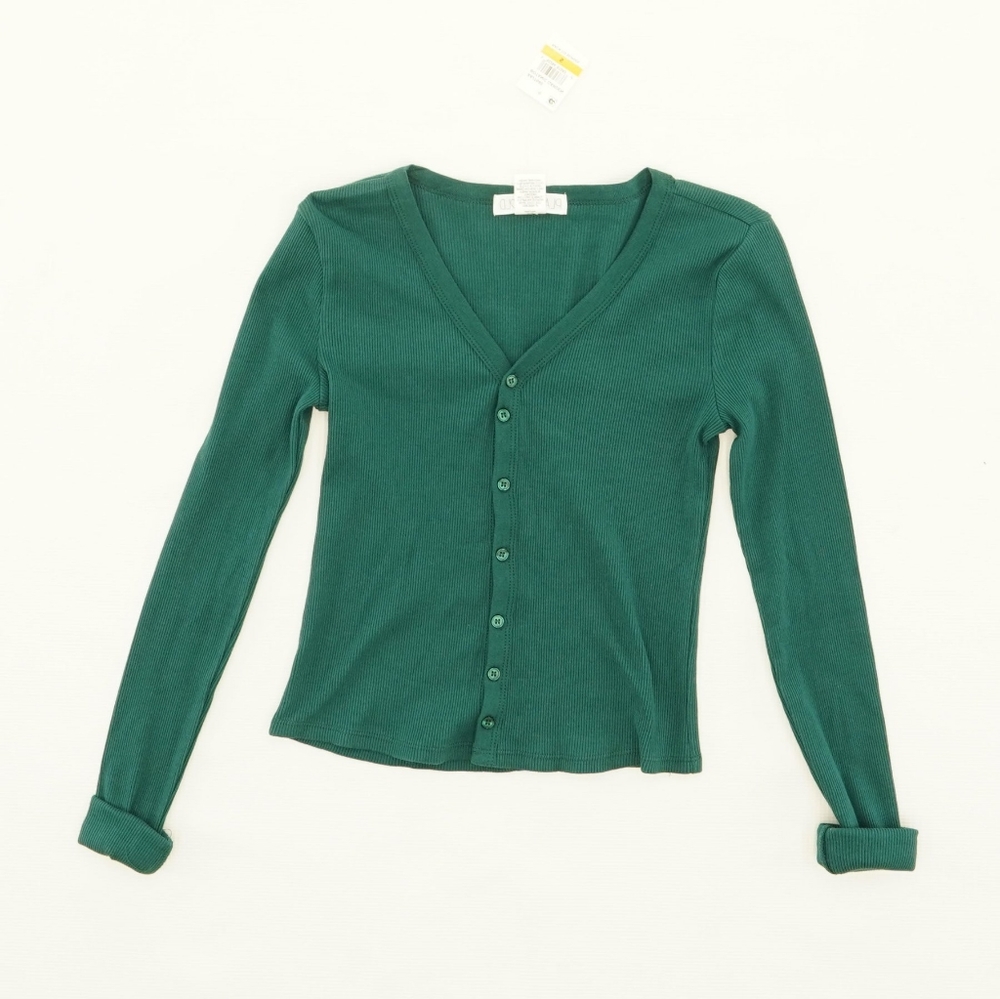 Botanic Garden Ribbed Cardigan Sweater